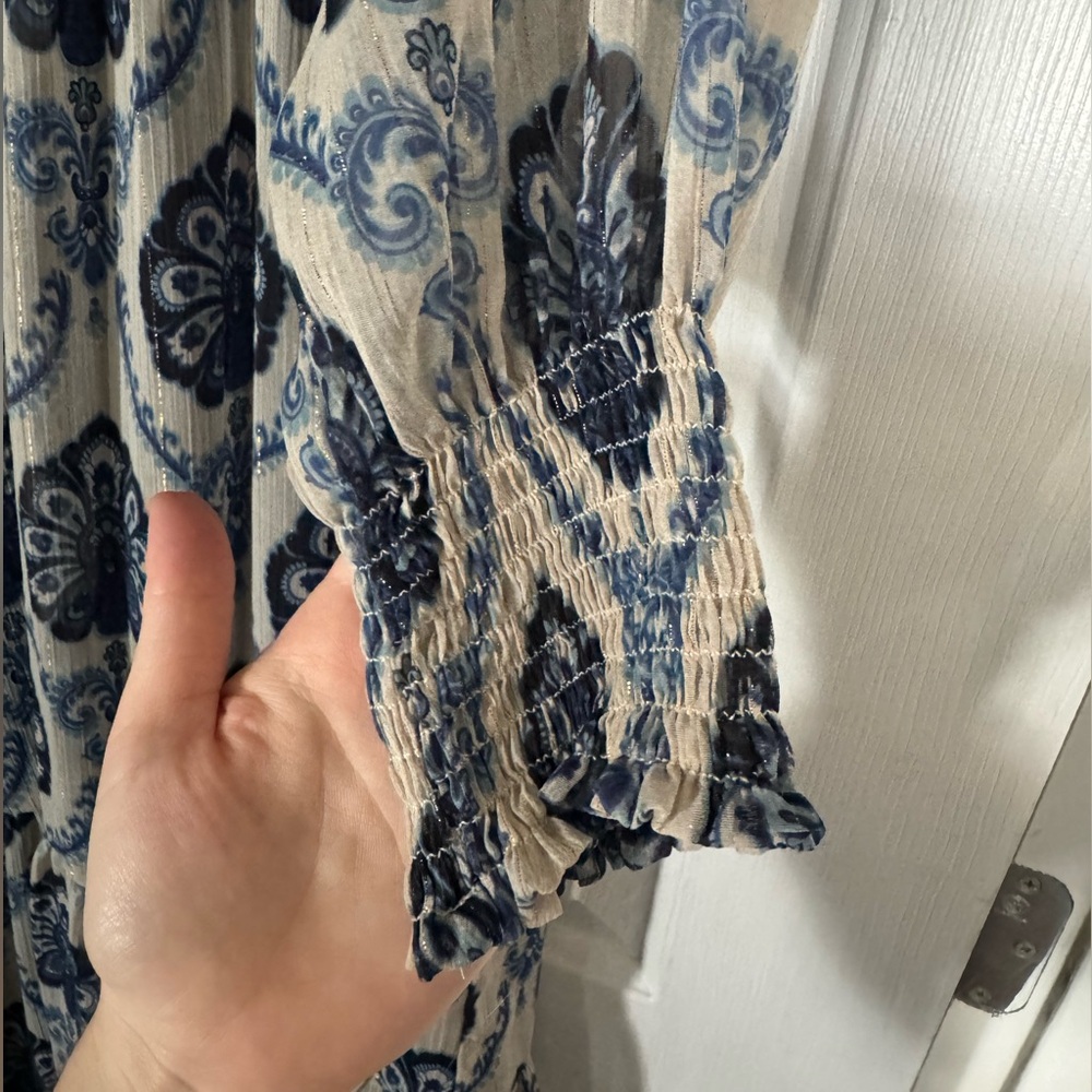 NWOT Zara Printed Long Sleeve Dress - Picture 7 of 10